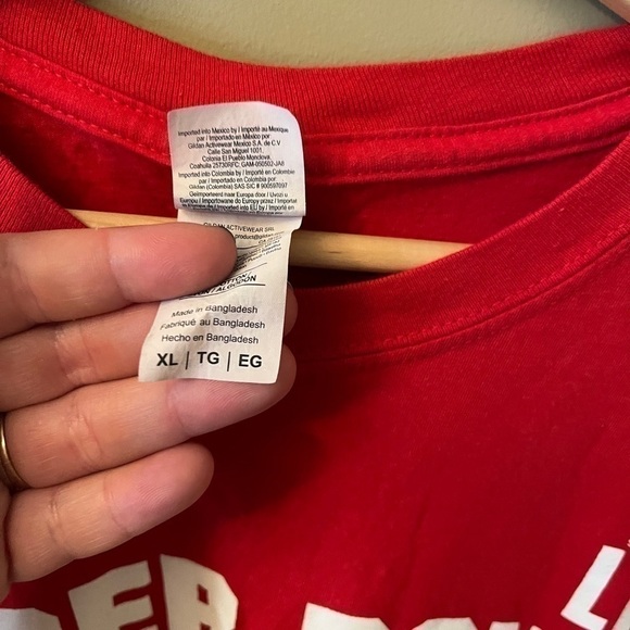 Kansas City Chiefs Unisex XL Super Bowl LIV‎ Champions T Shirt Red Football NFL - Picture 2 of 4